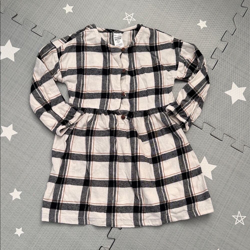 BOGO Carter’s - Flannel Plaid Dress, 3T